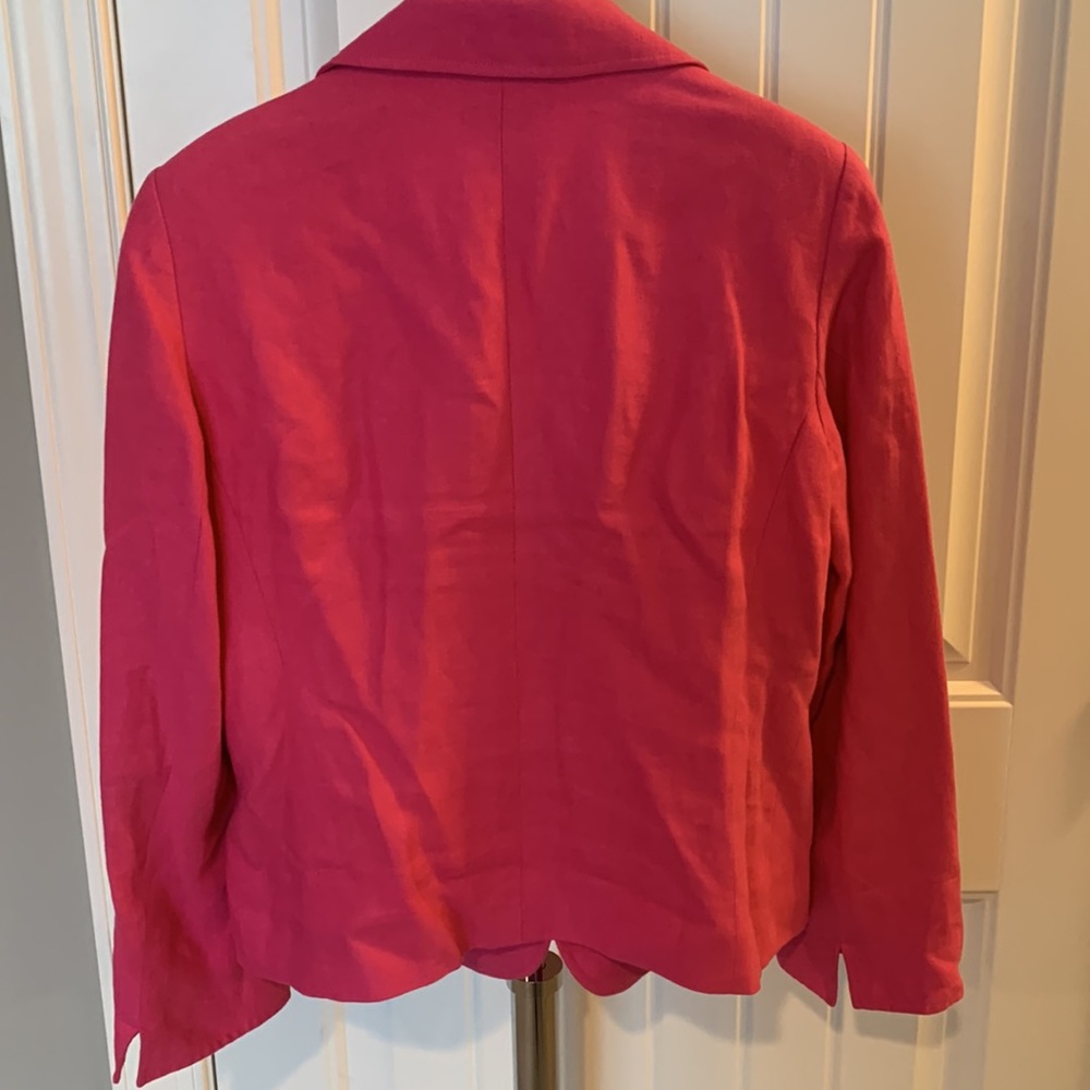 Lafayette 128 linen blazer, size 10 - Picture 3 of 3